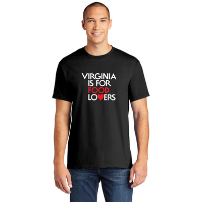 Food Lovers Black T-shirt Thumbnail