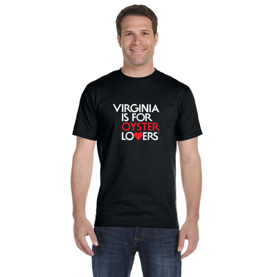 Oyster Lovers Black T-shirt Thumbnail