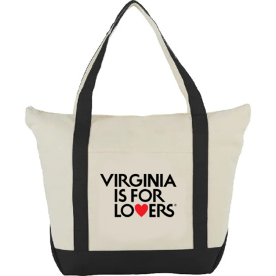 Zippered Yacht Tote Bag Thumbnail